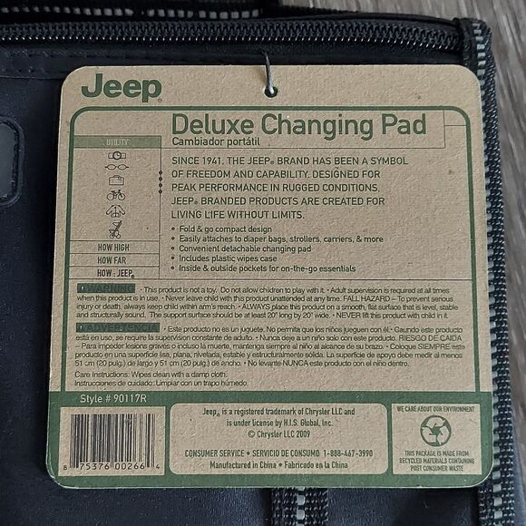 New Jeep Deluxe Changing Pad - Picture 5 of 7